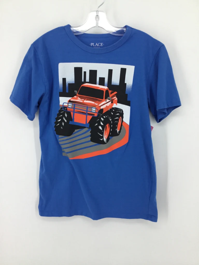 Childrens Place Child Size 10 Blue screen printed T-shirt - boys