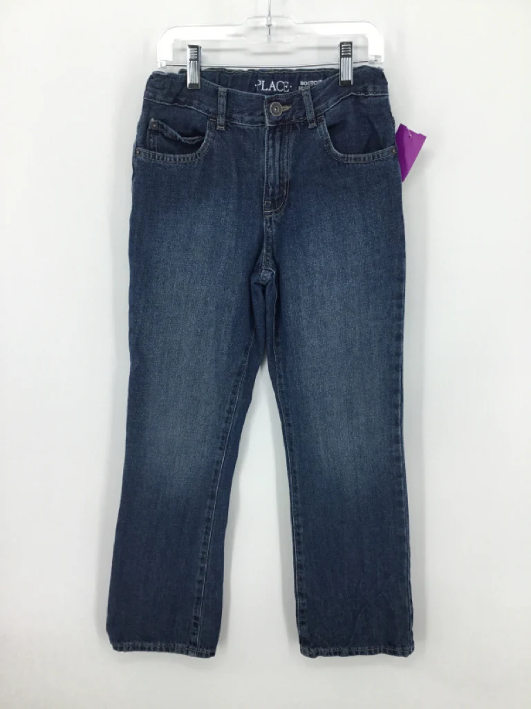 Childrens Place Child Size 10 Blue Solid Jeans - boys