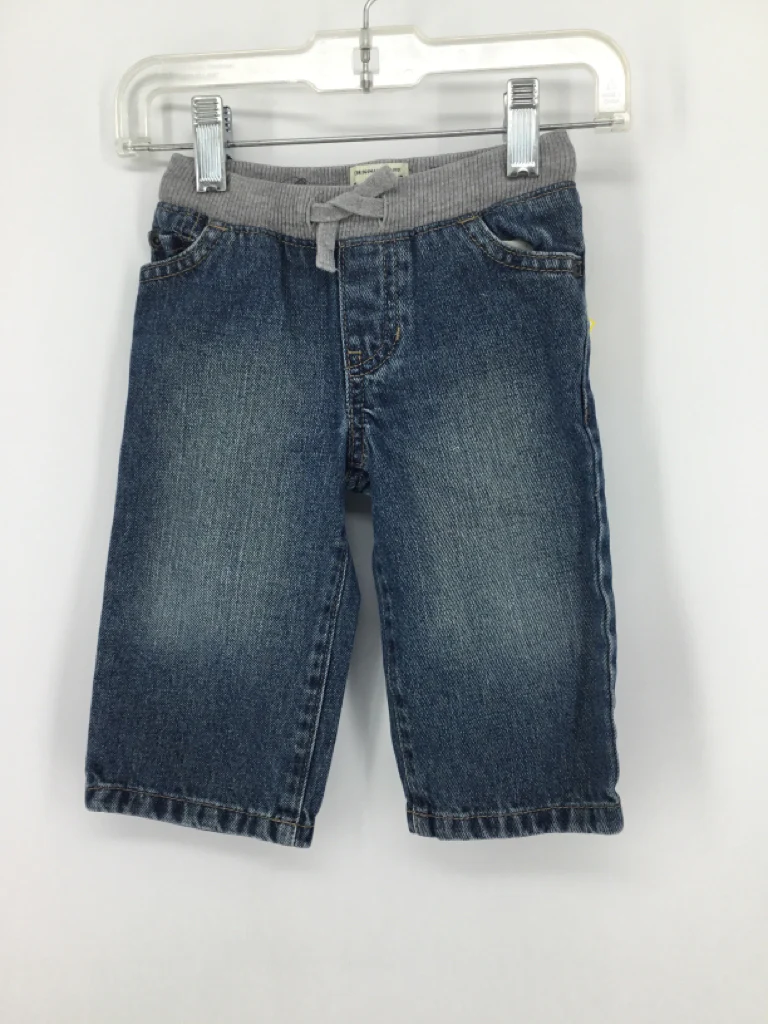 Childrens Place Child Size 12-18 Months Blue Solid Jeans - boys