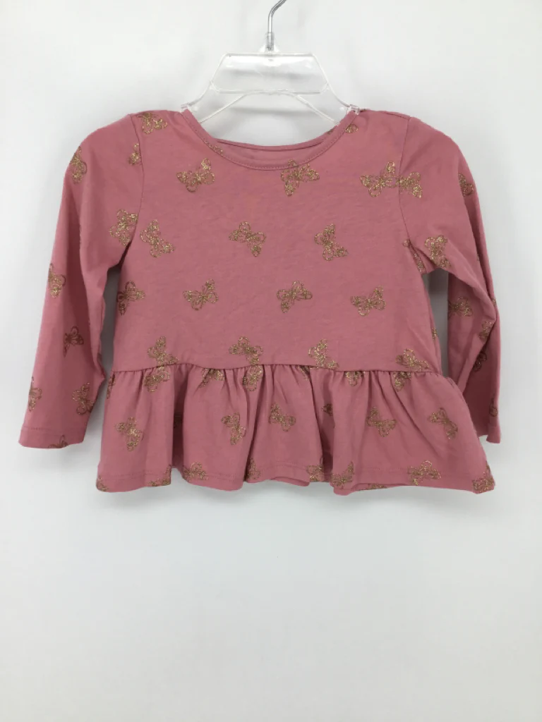 Childrens Place Child Size 12-18 Months Pink Shirt - girls
