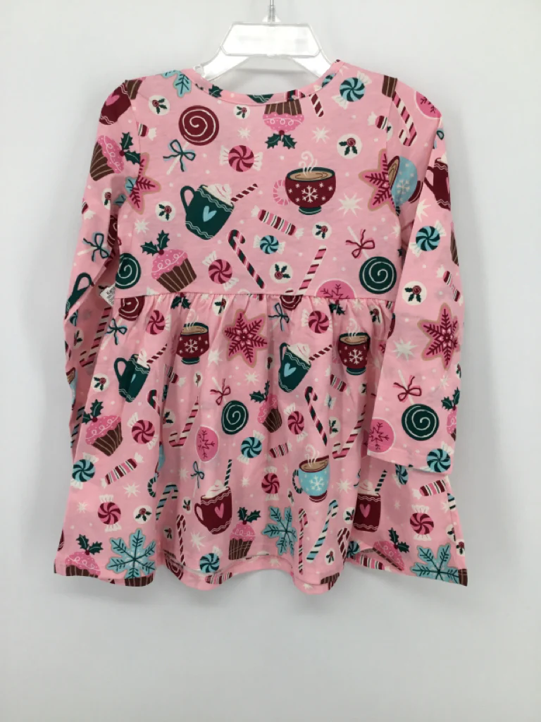 Childrens Place Child Size 3 Pink Christmas Dress - Image 3