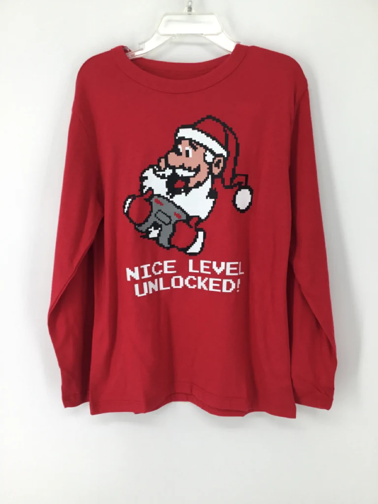 Childrens Place Child Size 5 Red Christmas T-Shirt
