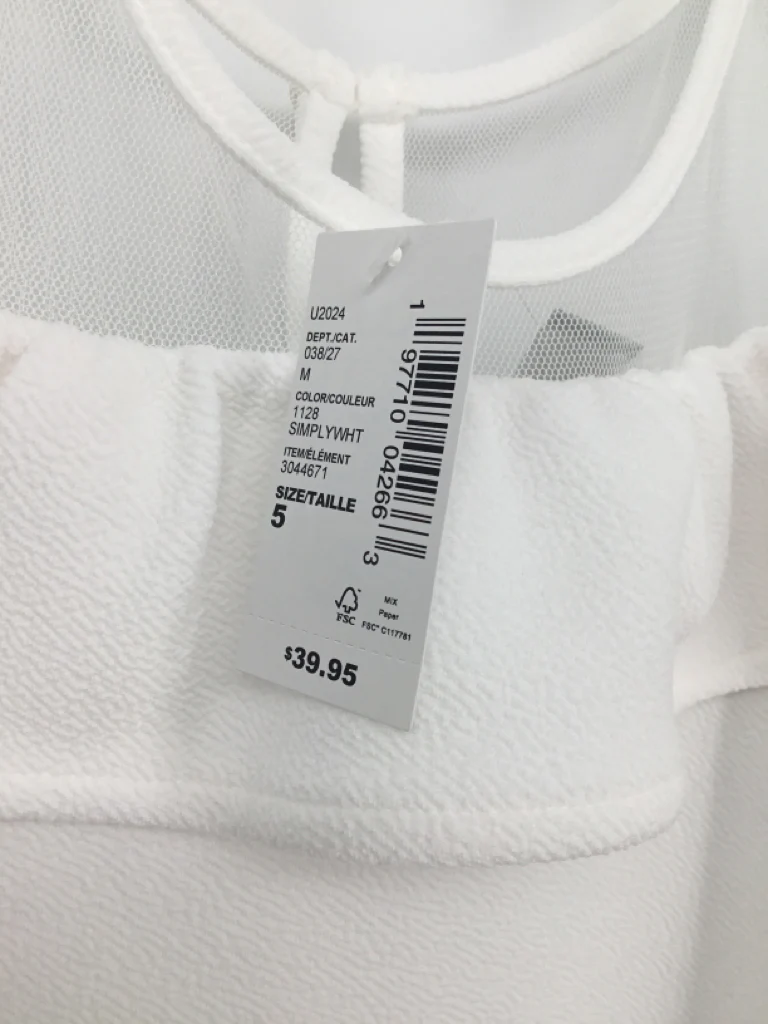 Childrens Place Child Size 5 White Dress - girls - Image 2