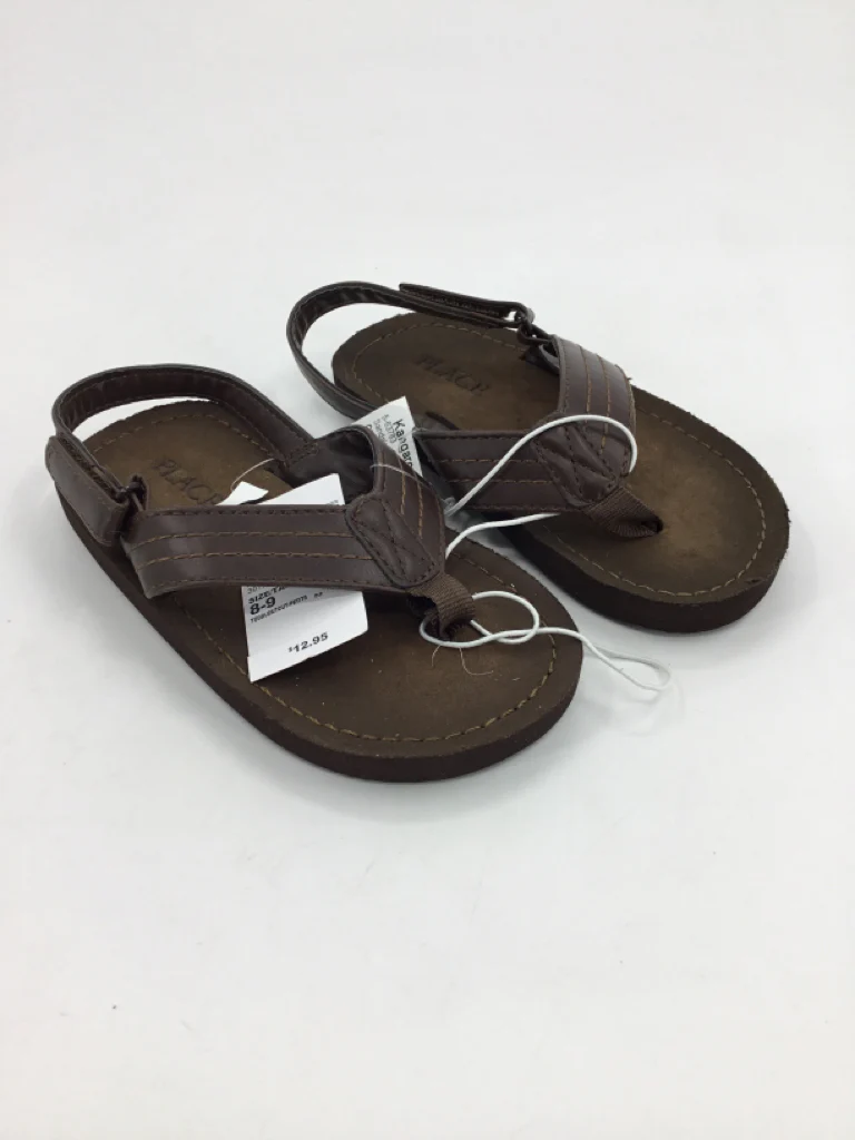 Childrens Place Child Size 8 Toddler Brown Sandals/Flip Flops