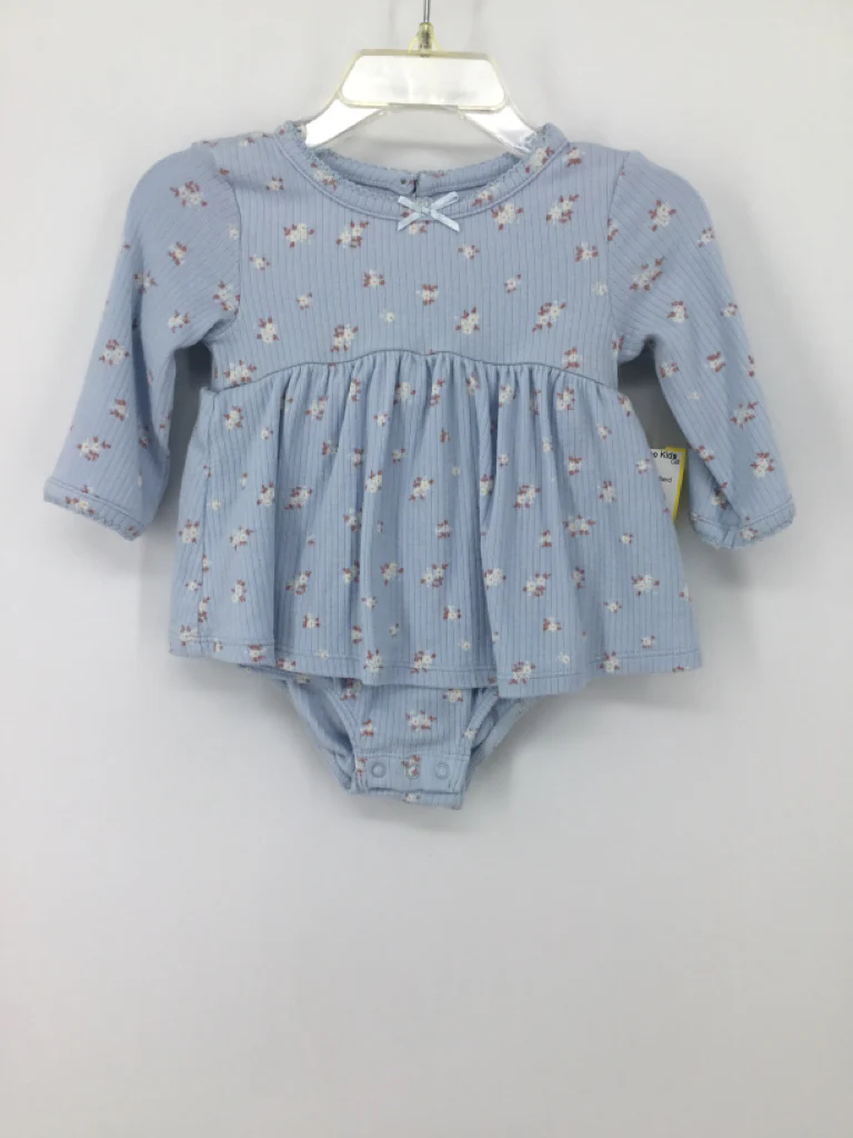 cloud island Child Size 0-3 Months Blue Outfit - girls
