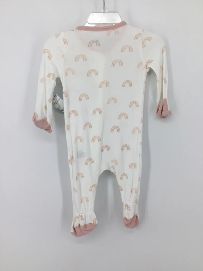 cloud island Child Size 0-3 Months Pink Sleepers - Image 2
