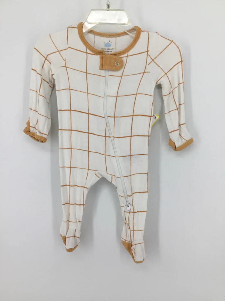 cloud island Child Size Newborn Tan Sleepers