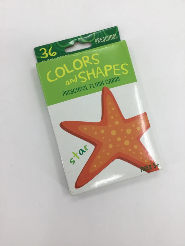 Colors & Shapes Preschool Flash Cards