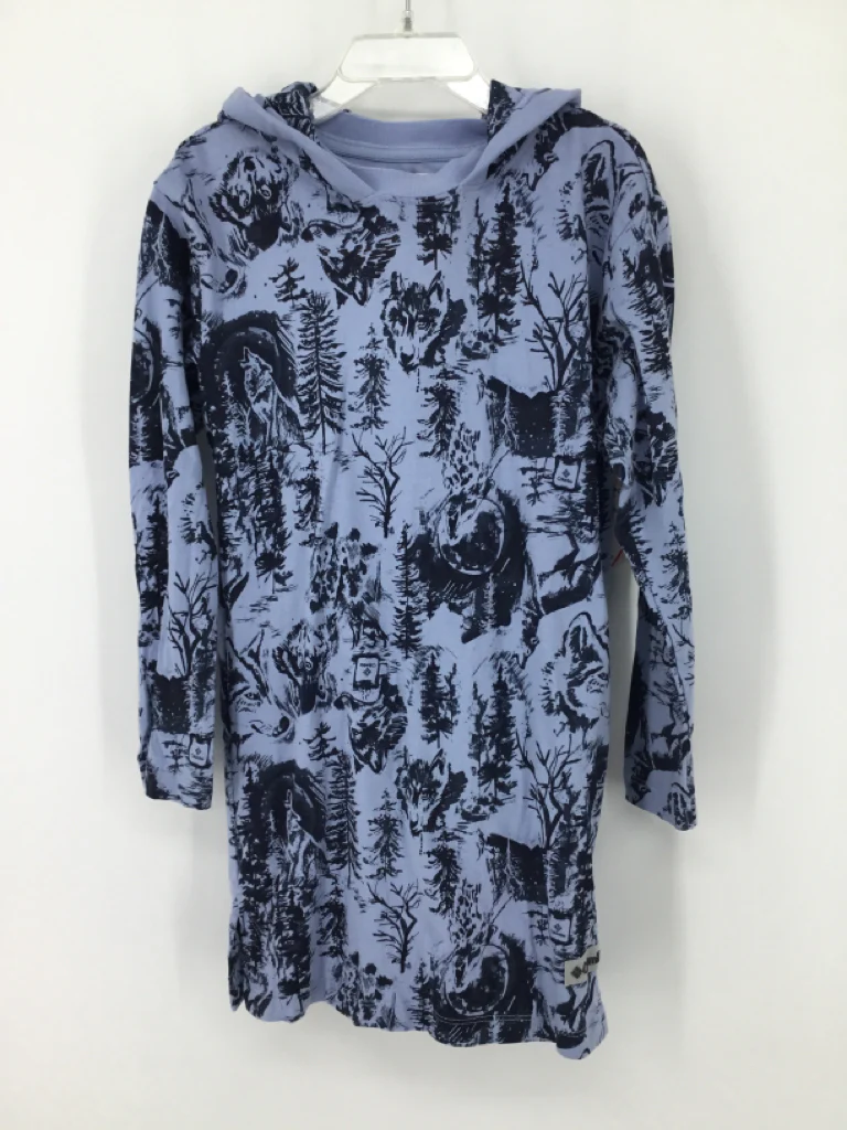 Columbia Child Size 7 Blue Print Dress - girls