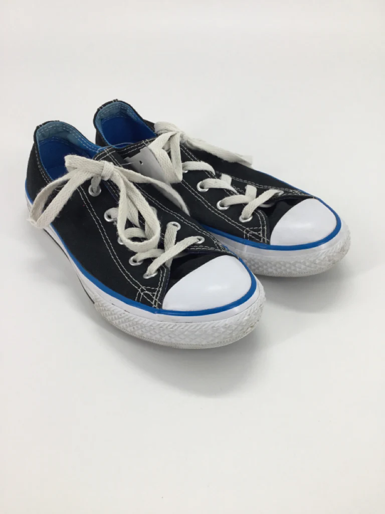 Converse Child Size 2 Youth Black Sneakers