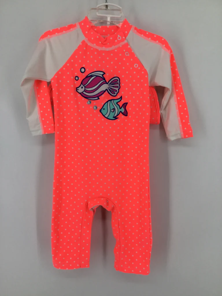 Coolibar Child Size 6-12 Months Pink Swimwear - girls
