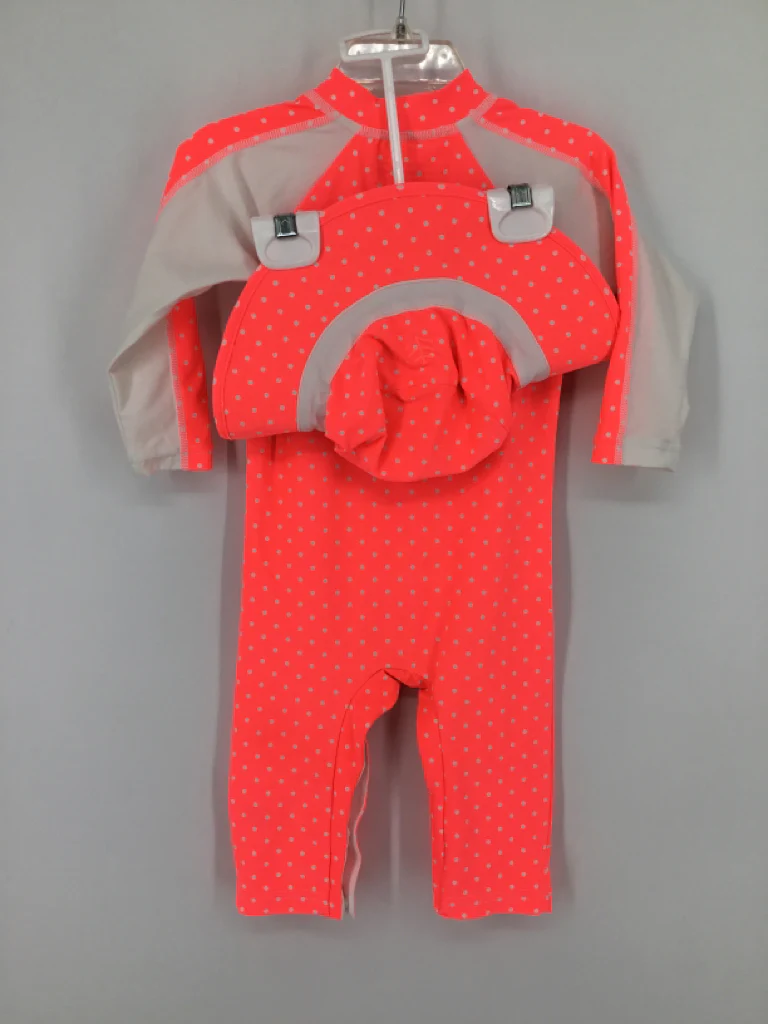 Coolibar Child Size 6-12 Months Pink Swimwear - girls - Image 2