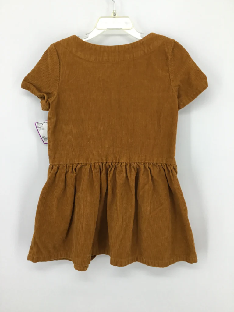 Copper Key Child Size 5 Mustard Dress - girls - Image 2