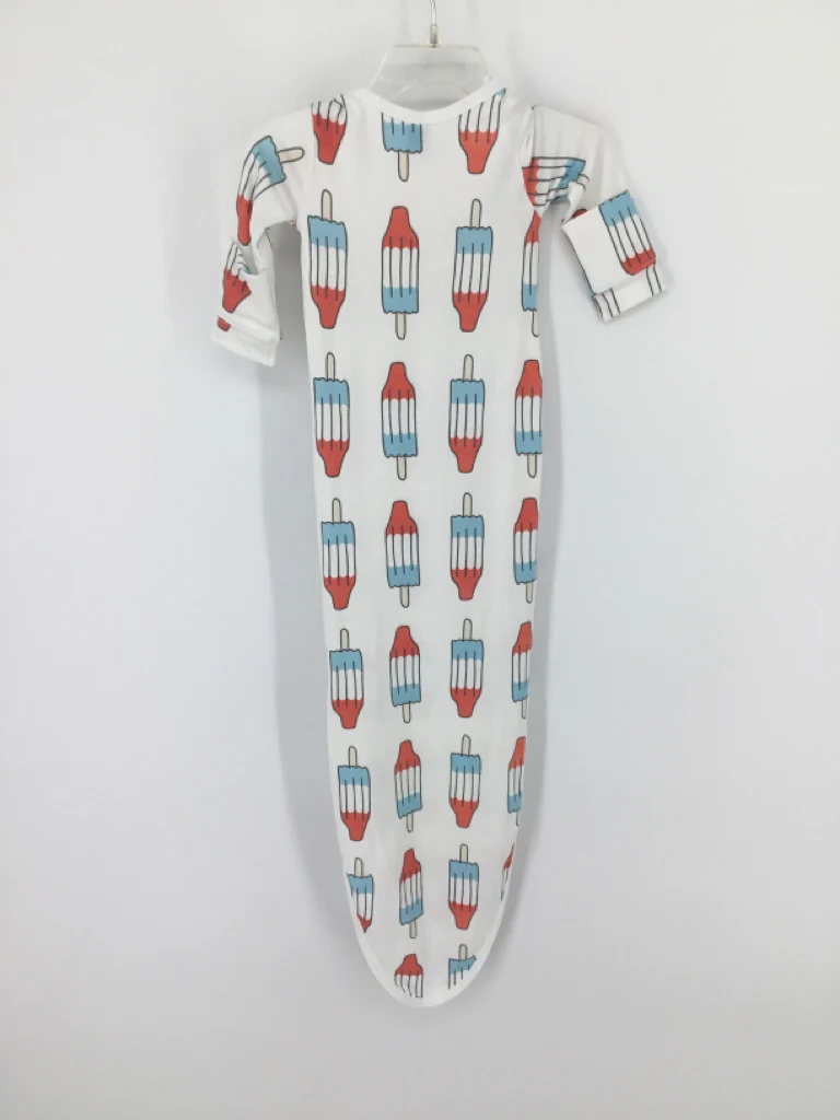 Copper Pearl Child Size Newborn White Stars & Stripes Sleeper - Image 2