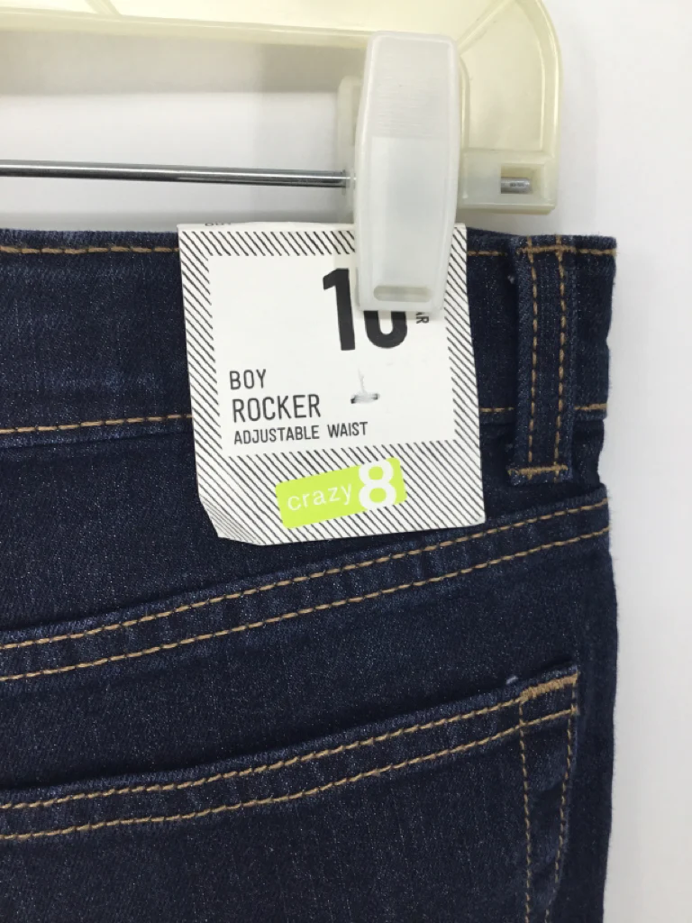 Crazy 8 Child Size 10 Blue Solid Jeans - boys - Image 2
