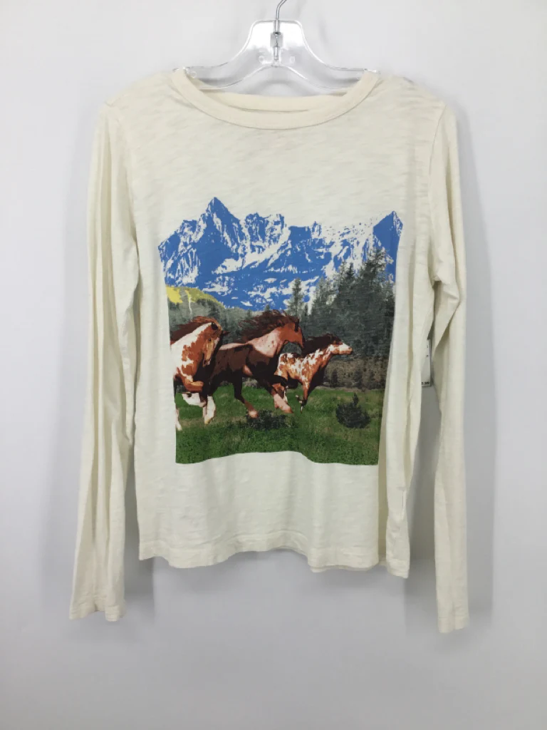 Crewcuts Child Size 10 Cream Camoflage T-shirt - boys