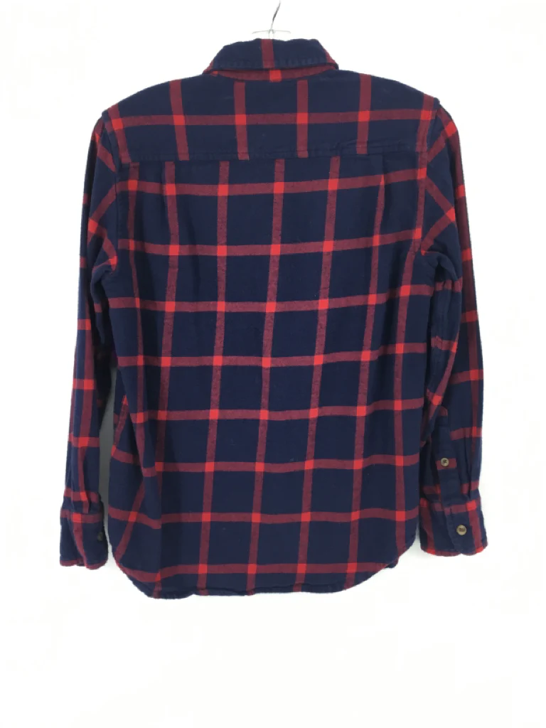 Crewcuts Child Size 10 Navy Plaid Shirt - boys - Image 2