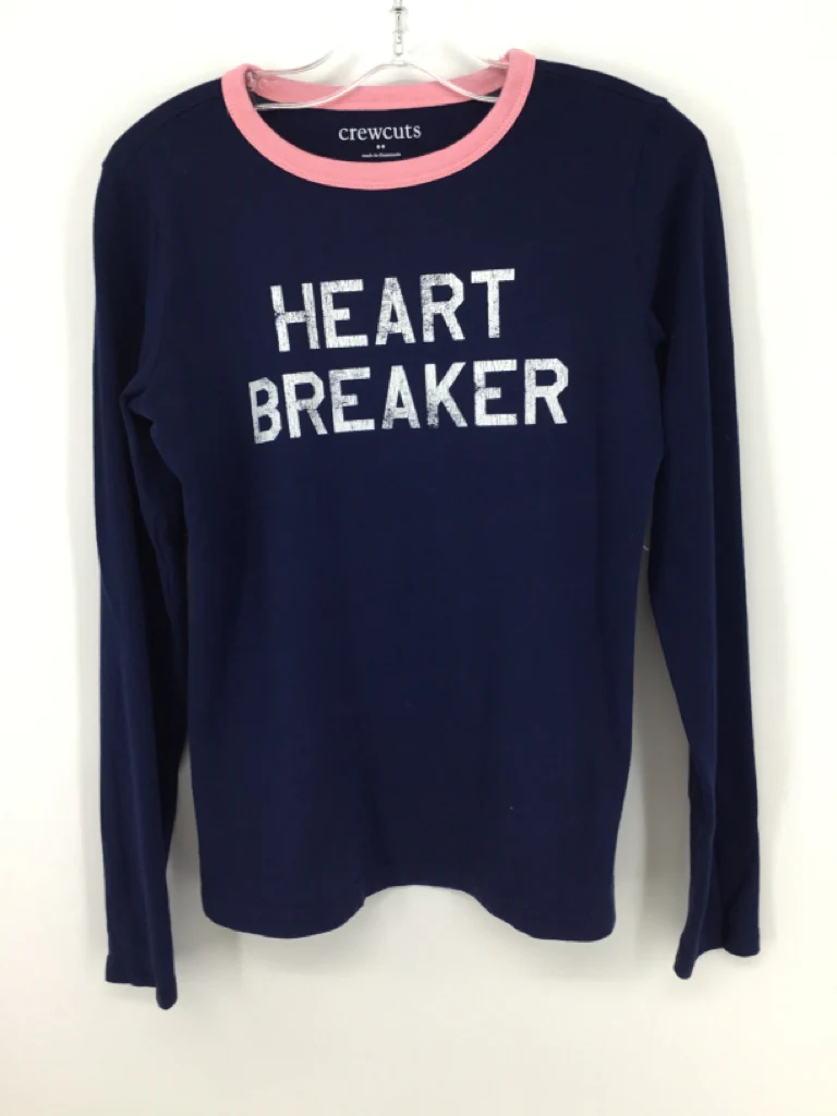 Crewcuts Child Size 10 Navy Valentine's Day T-Shirt