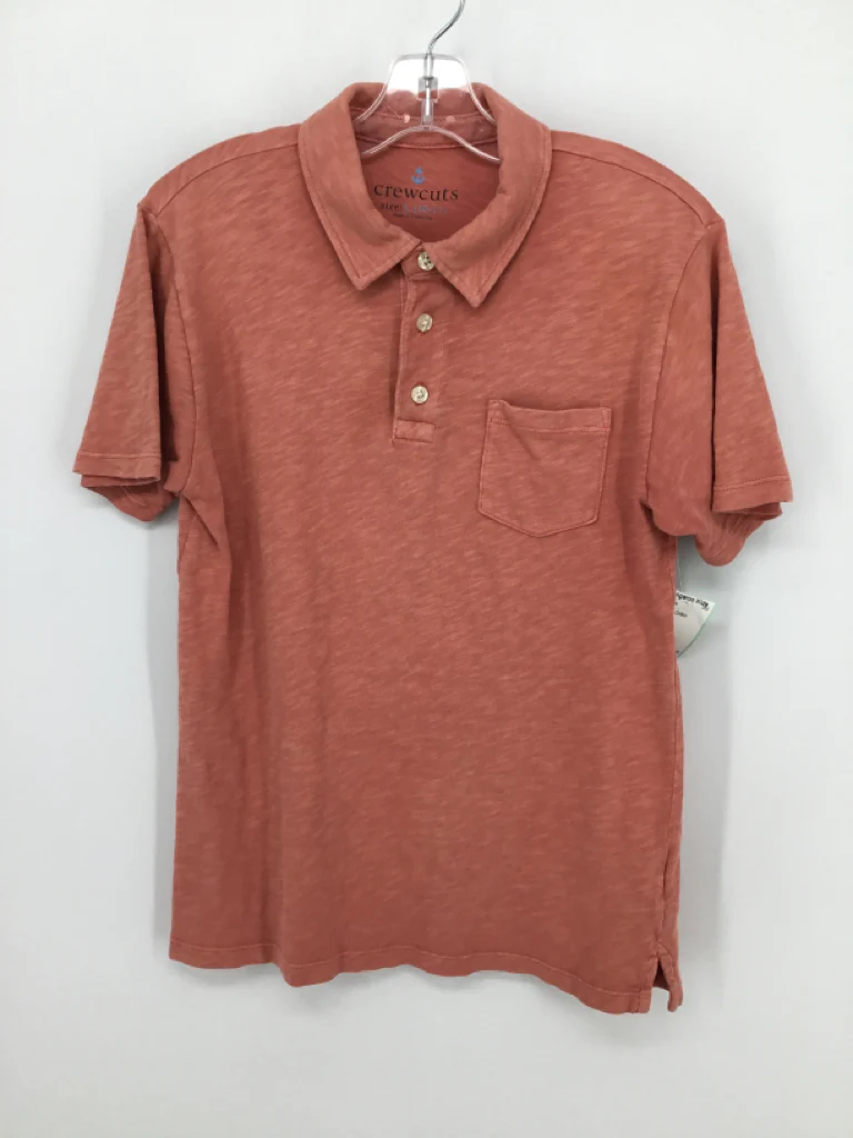 Crewcuts Child Size 10 Pink Solid Shirt - boys