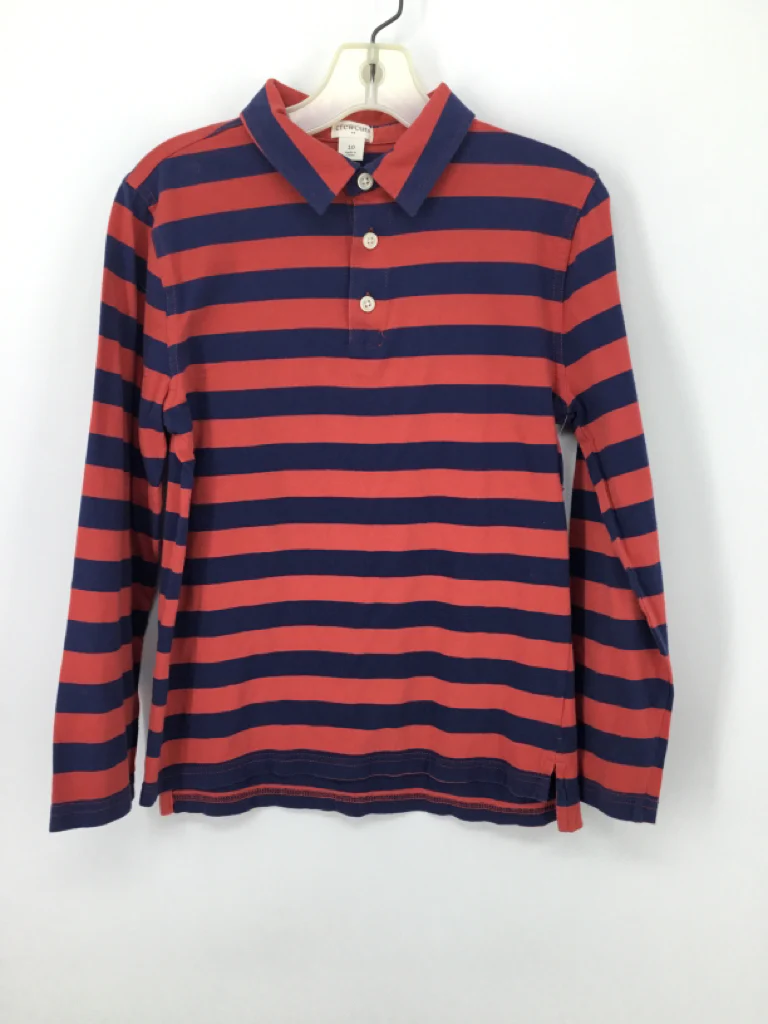Crewcuts Child Size 10 Red Stripe Shirt - boys