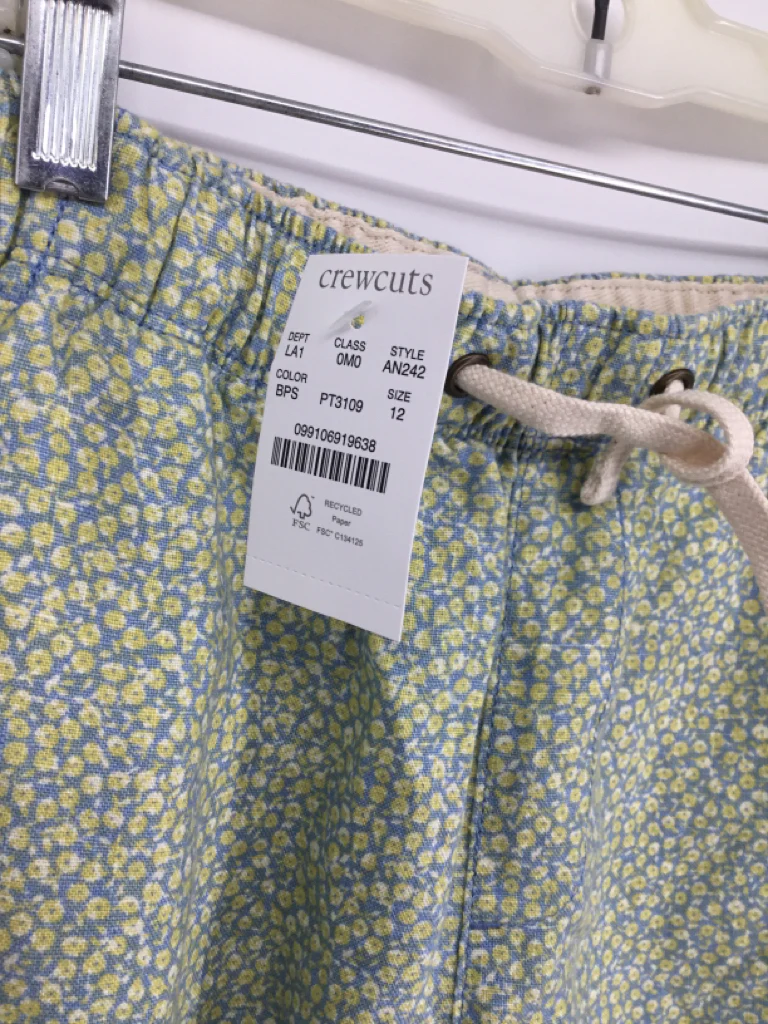Crewcuts Child Size 12 Blue Print Shorts - boys - Image 2