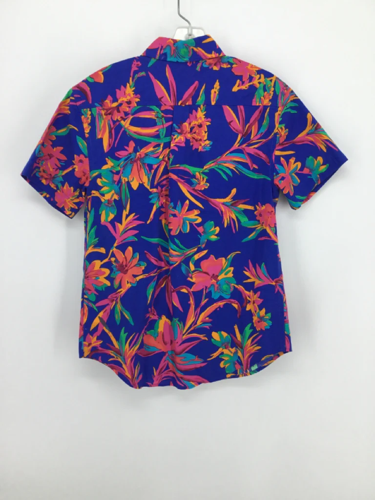 Crewcuts Child Size 12 Blue Tropical Shirt - boys - Image 3