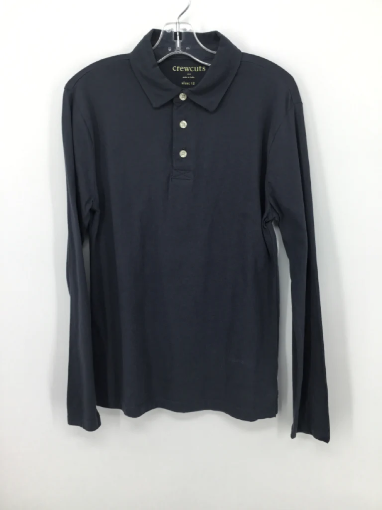 Crewcuts Child Size 12 Gray Solid Shirt - boys