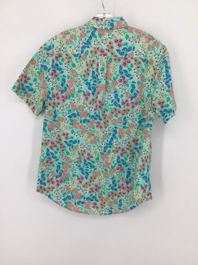 Crewcuts Child Size 12 Green Print Shirt - boys - Image 2