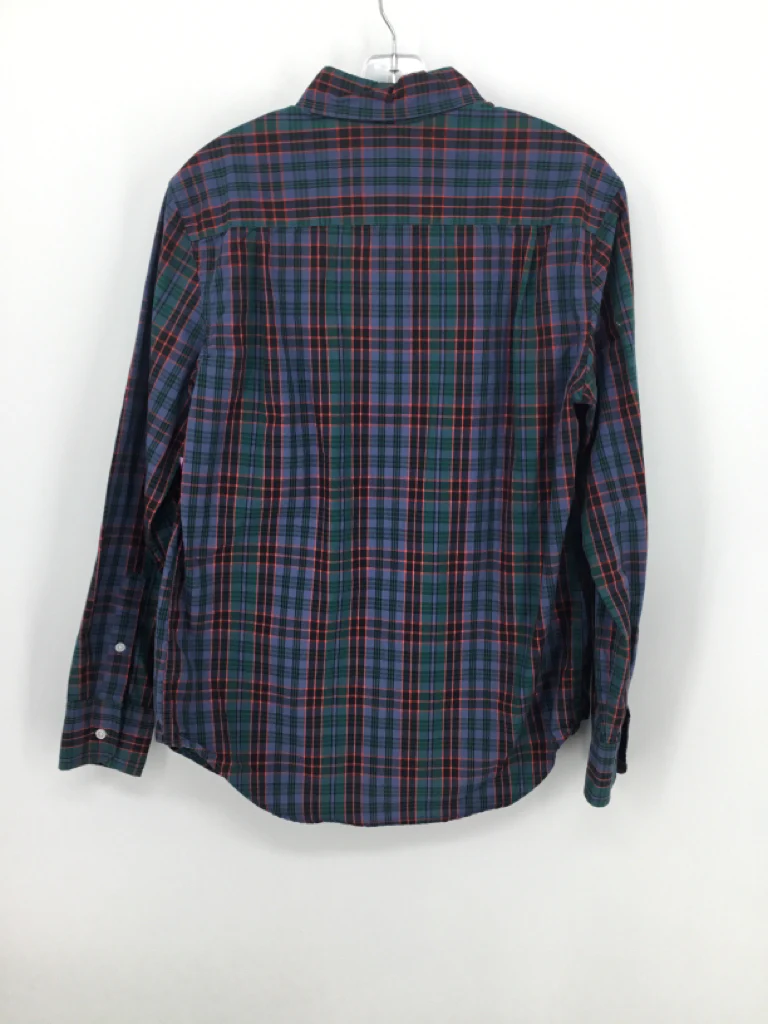 Crewcuts Child Size 12 Multi-Color Plaid Shirt - boys - Image 2