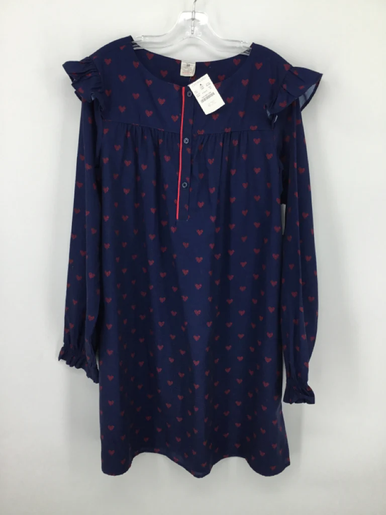 Crewcuts Child Size 12 Navy Valentine's Day Pajamas