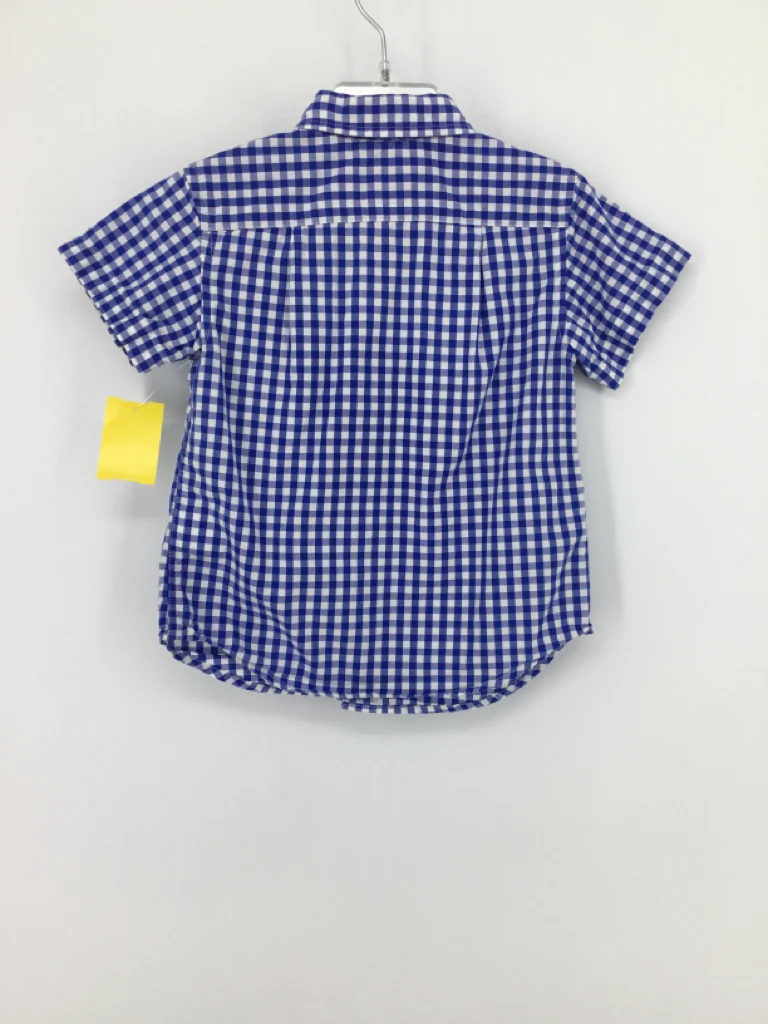 Crewcuts Child Size 2 Blue Gingham Shirt - boys - Image 2