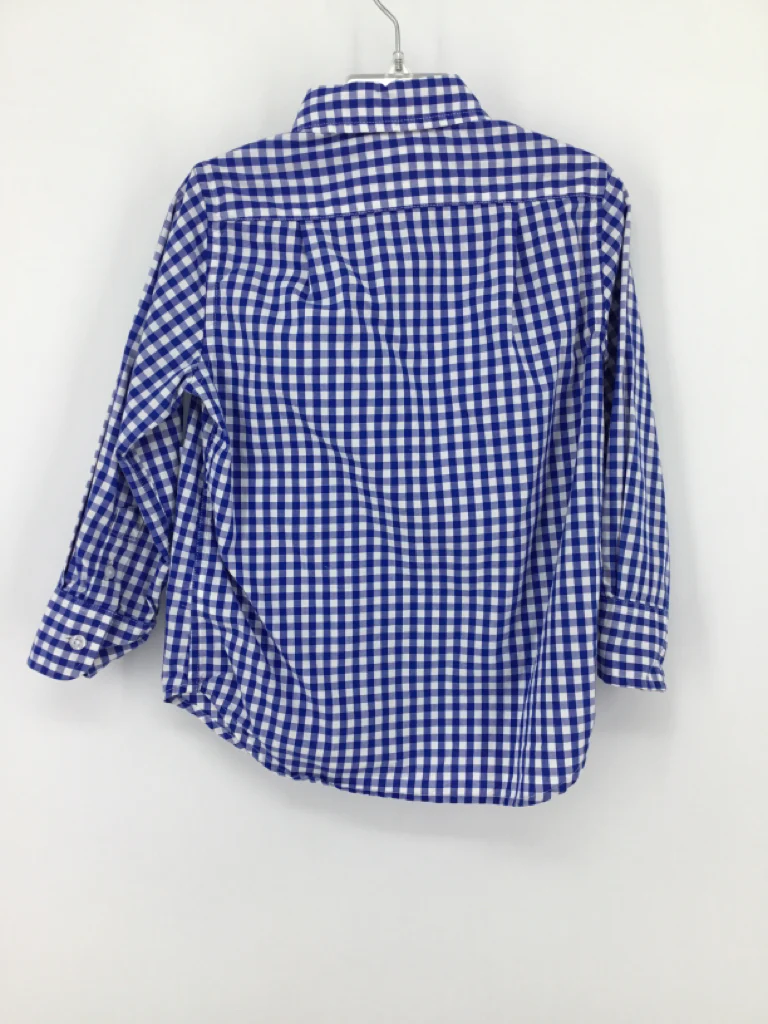 Crewcuts Child Size 3 Blue Gingham Shirt - boys - Image 2