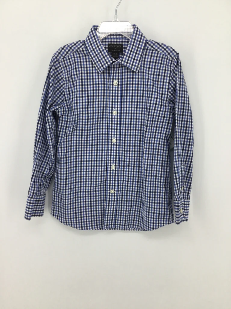 Crewcuts Child Size 4 Blue Gingham Shirt - boys
