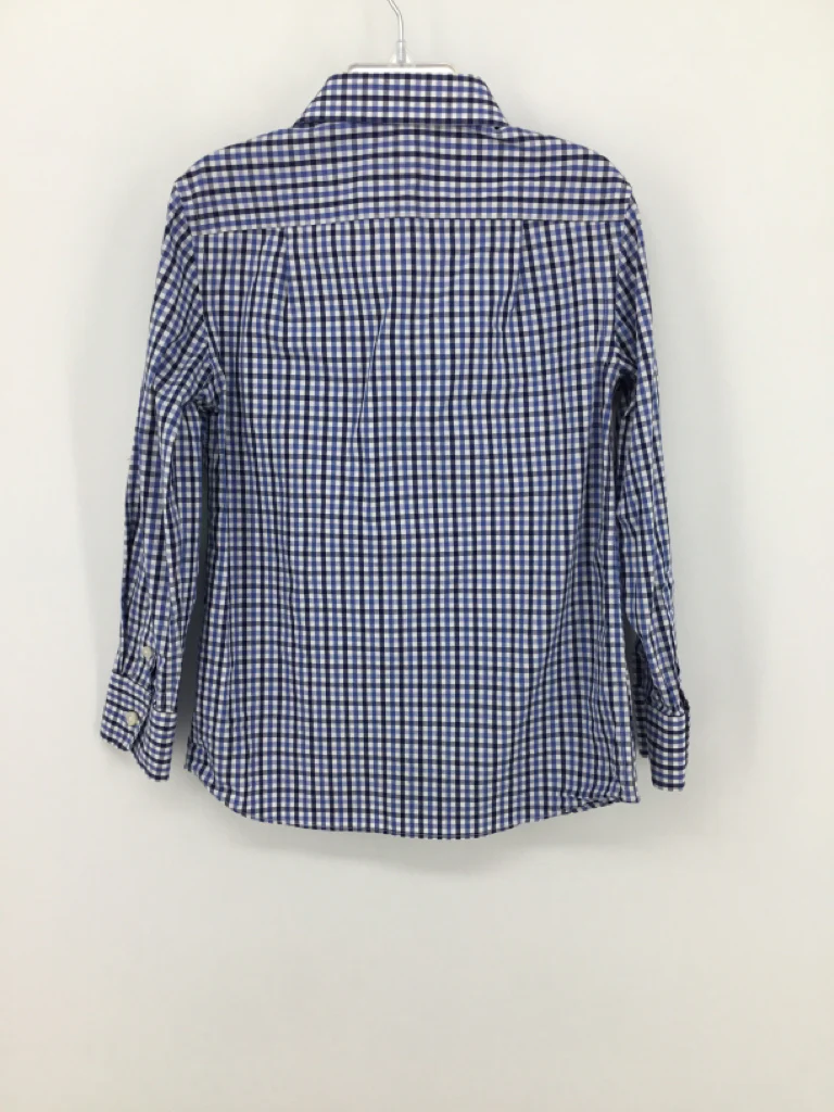 Crewcuts Child Size 4 Blue Gingham Shirt - boys - Image 2