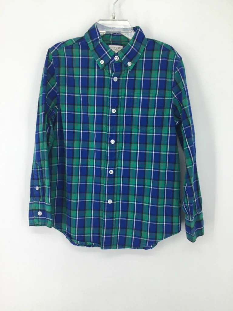 Crewcuts Child Size 4 Blue Plaid Shirt - boys