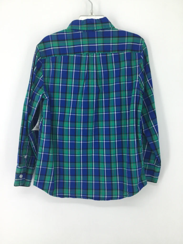 Crewcuts Child Size 4 Blue Plaid Shirt - boys - Image 2