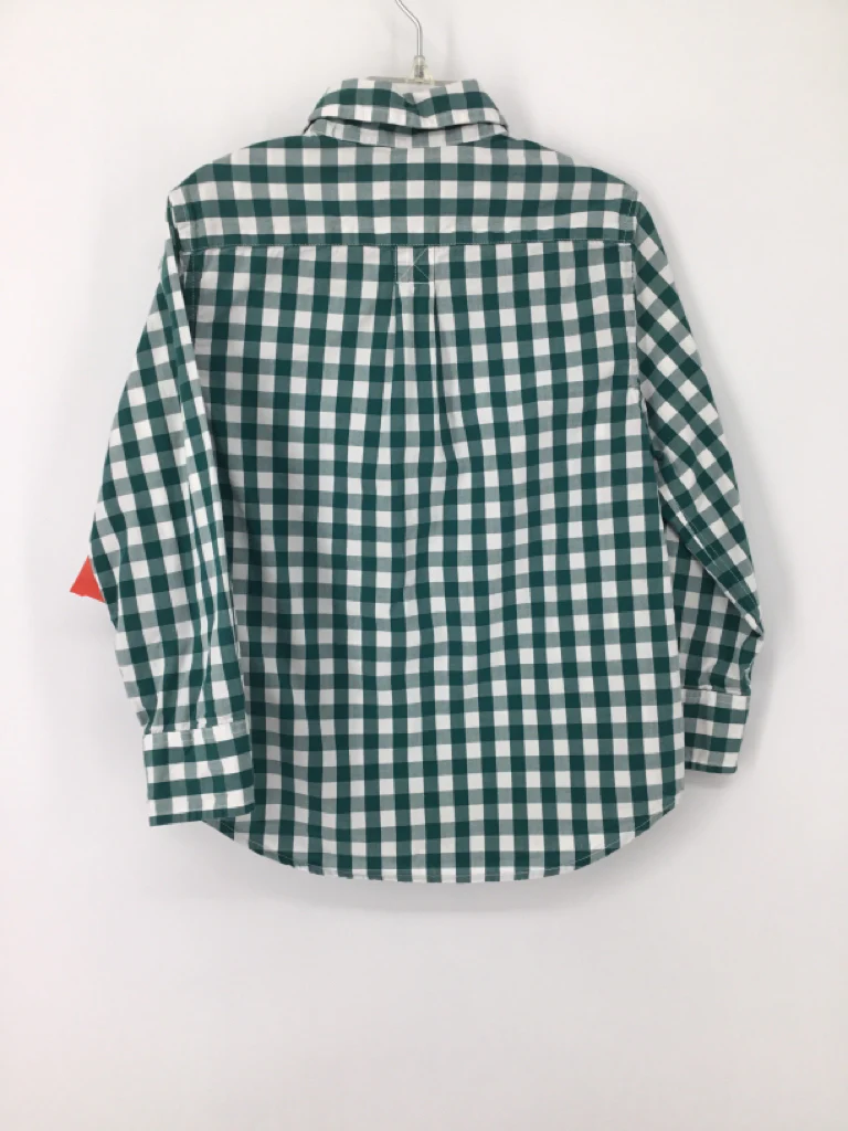 Crewcuts Child Size 4 Green Gingham Shirt - boys - Image 2