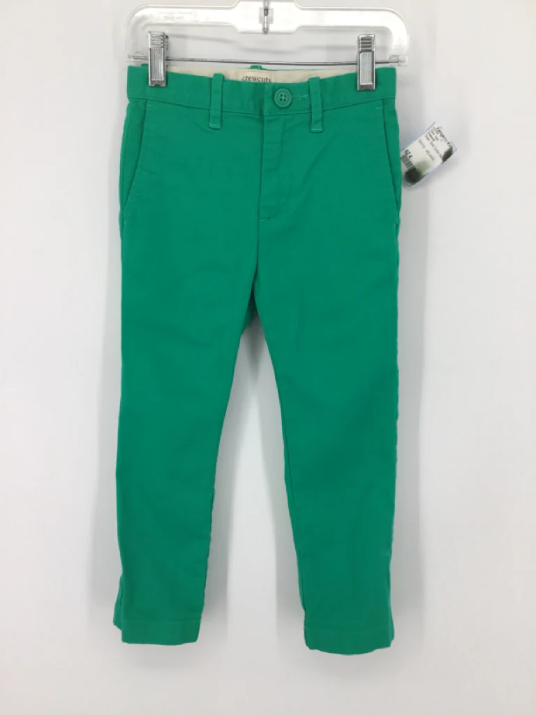 Crewcuts Child Size 4 Green Solid Pants - boys