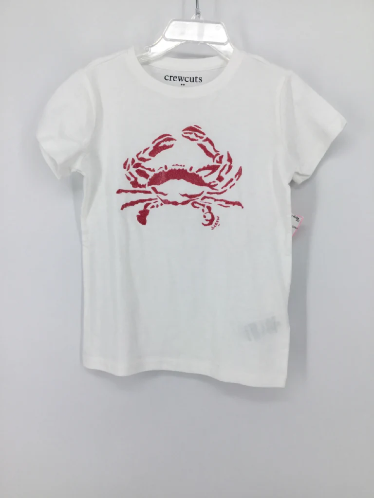 Crewcuts Child Size 4 White screen printed T-shirt - boys