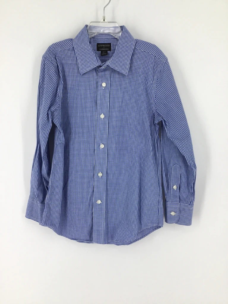 Crewcuts Child Size 6 Blue Checkered Shirt - boys