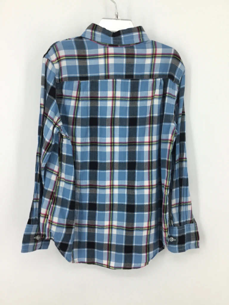 Crewcuts Child Size 6 Blue Plaid Shirt - boys - Image 2