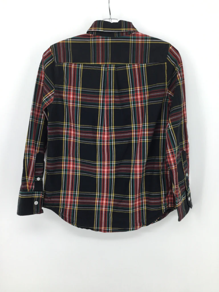 Crewcuts Child Size 8 Black Plaid Shirt - boys - Image 2