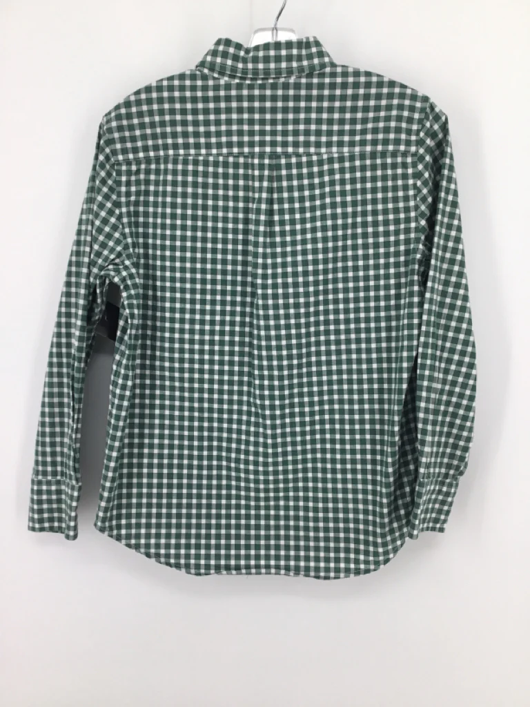 Crewcuts Child Size 8 Green Checkered Shirt - boys - Image 2