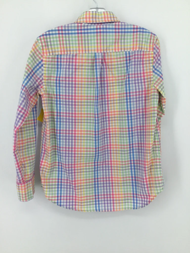 Crewcuts Child Size 8 Multi-Color Gingham Shirt - boys - Image 2