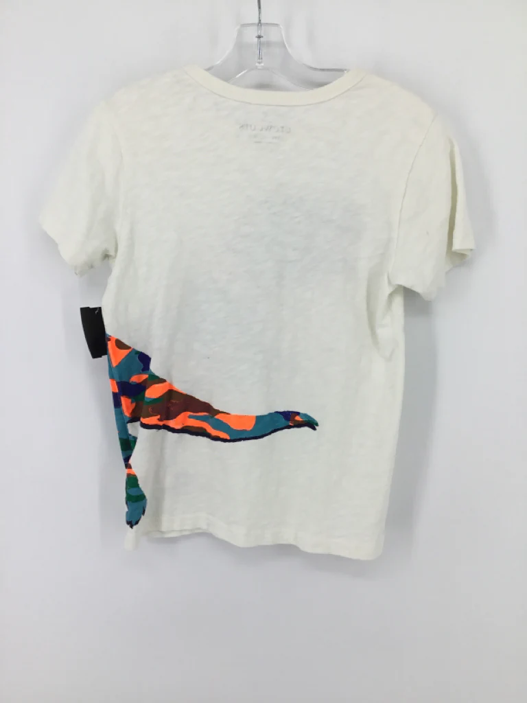 Crewcuts Child Size 8 White Dinosaur T-shirt - boys - Image 2