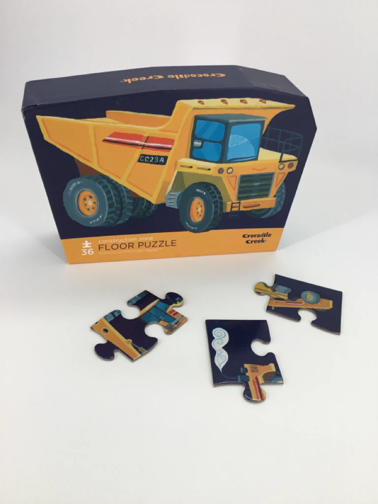 Crocodile Creek Construction Zone Floor Puzzle