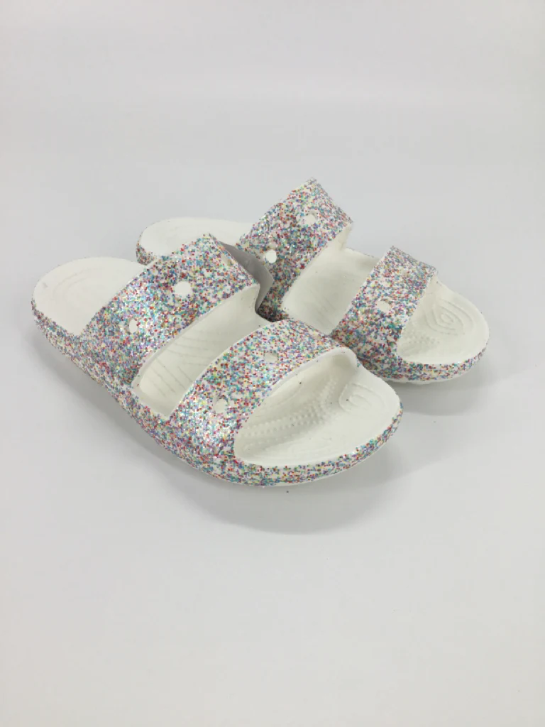 Crocs Child Size 3 Youth White Sandals/Flip Flops