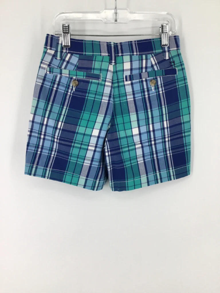crown & ivy Child Size 8 Blue Plaid Shorts - boys - Image 2
