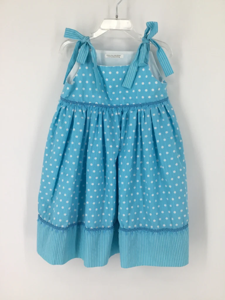 Crown Jules Clothing Child Size 5 Blue Dress - girls
