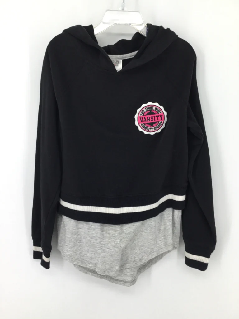 Danskin Child Size 7 Black Sweatshirt - girls